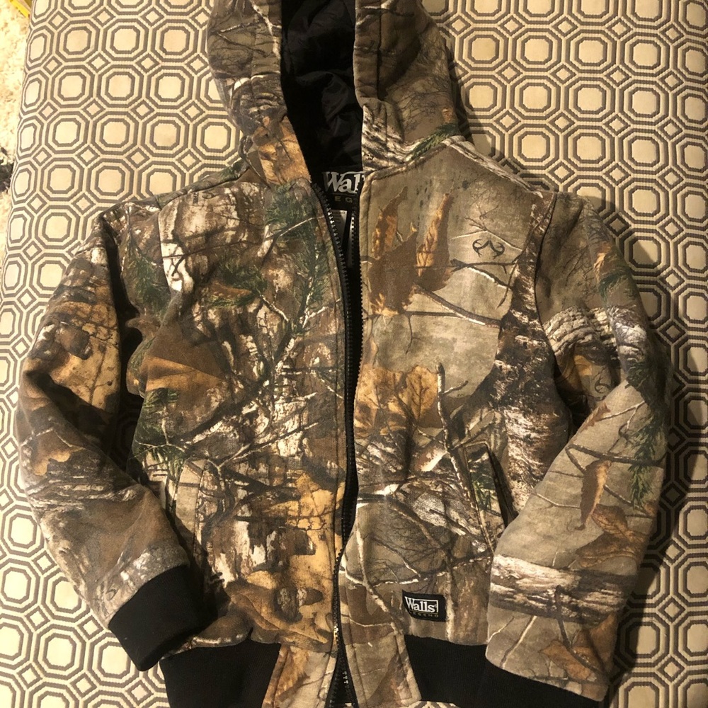 Walls camo youth jacket